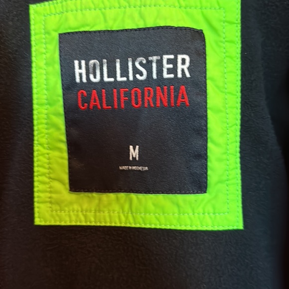 Hollister California medium hot pink fleece lined jacket - Picture 4 of 6